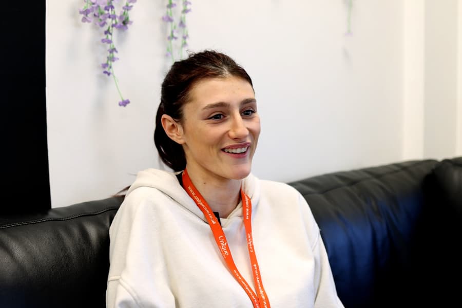 Leah - from video about her talking of the benefits of care as a career