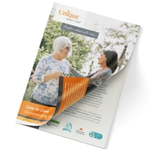 Live In Care brochure cover- download today