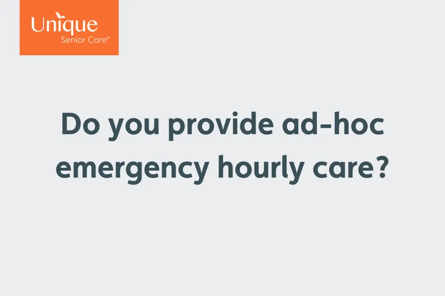 Video cover slide with text: Do you provide ad-hoc emergency hourly care?