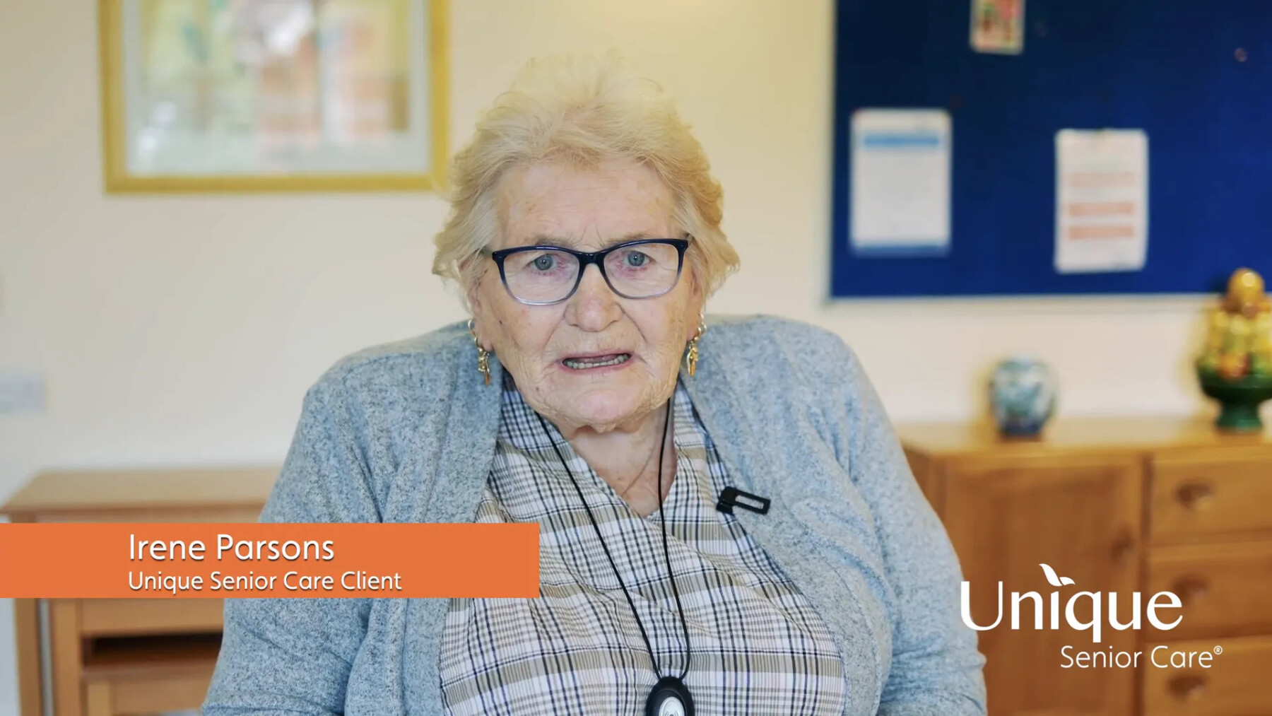 Irene Parsons, a resilient woman sharing her story.