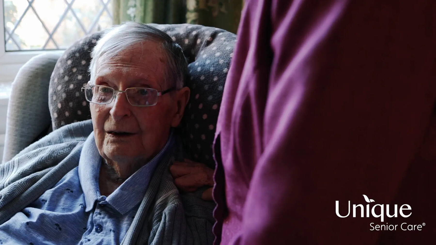 John receiving care during a hospital visit