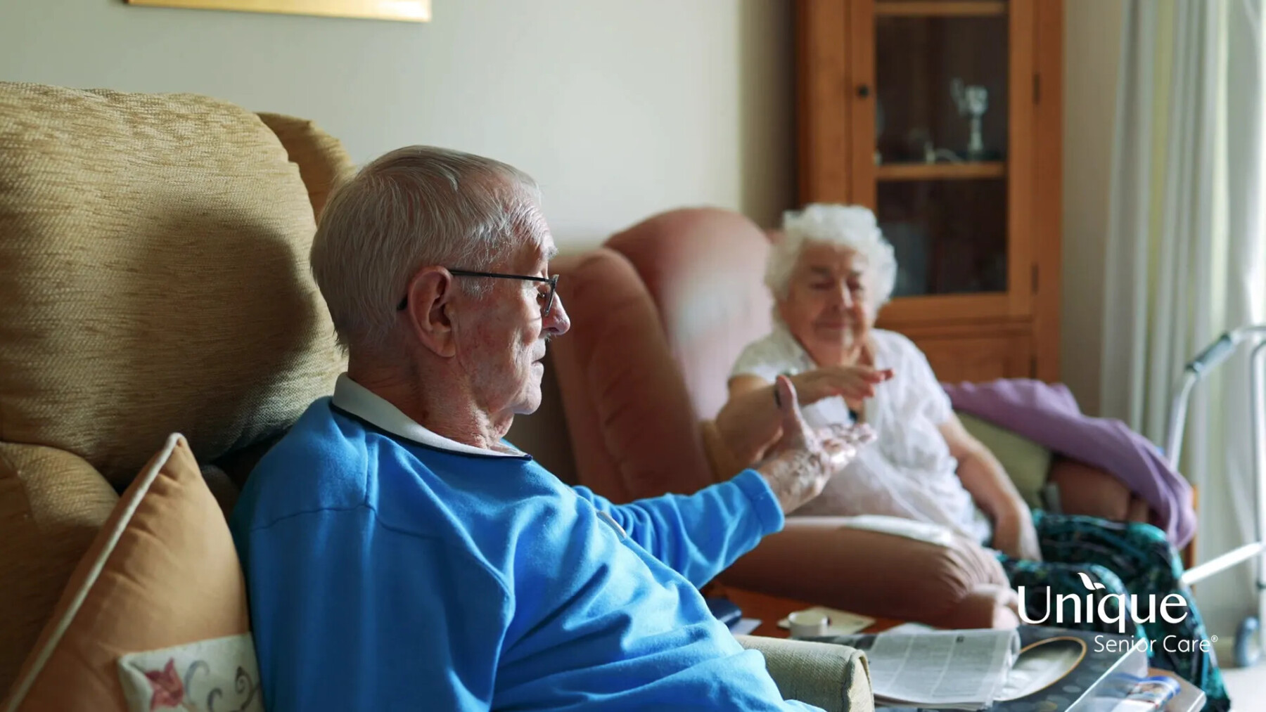 Founders of Unique Senior Care reflecting on their journey