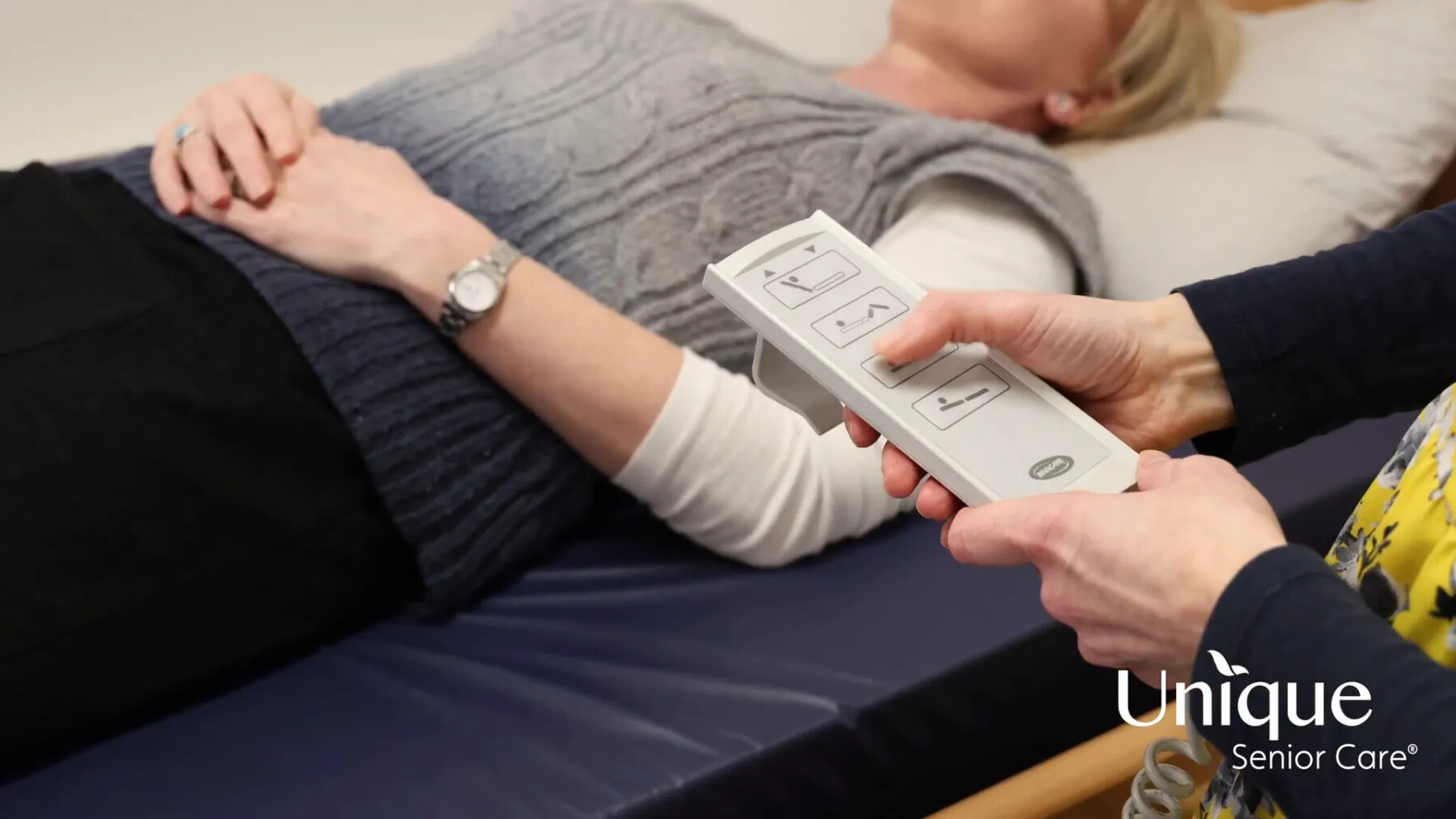 Adjusting bed height for safety and comfort