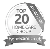 Unique Senior Care Top 20 Home Care Service Provider Award 2021 to 2025