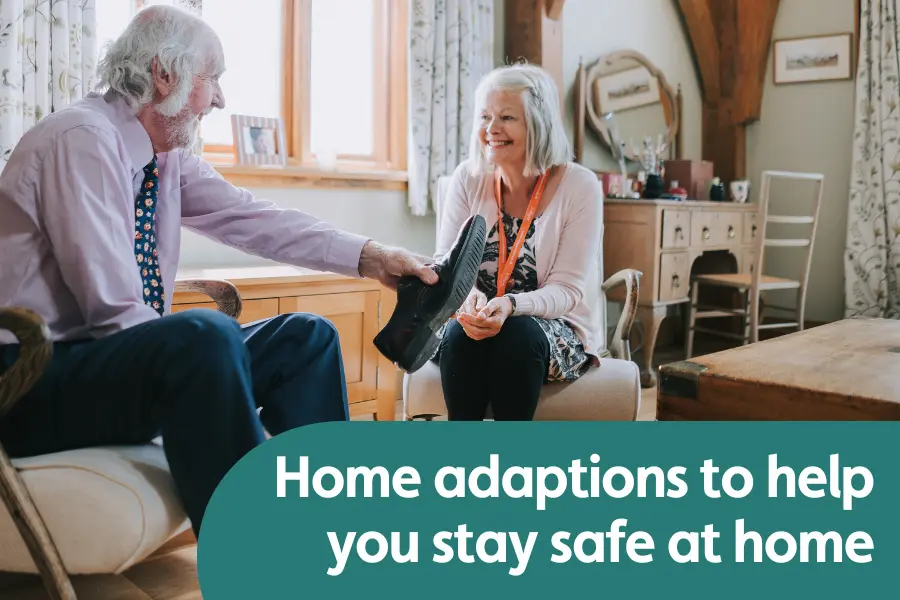 FEatured image for blog on home adaptations to help maintain independence in the home