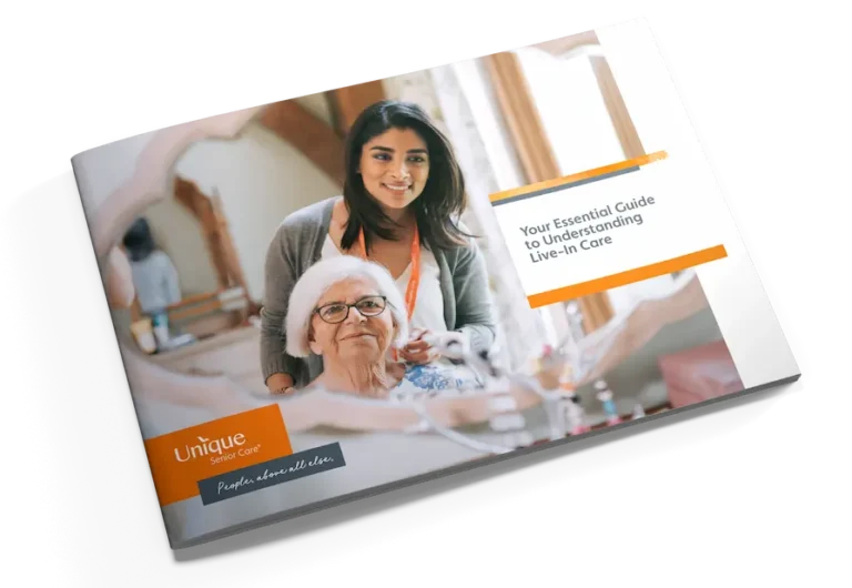 Free Live In Care Guide from Unique Senior Care