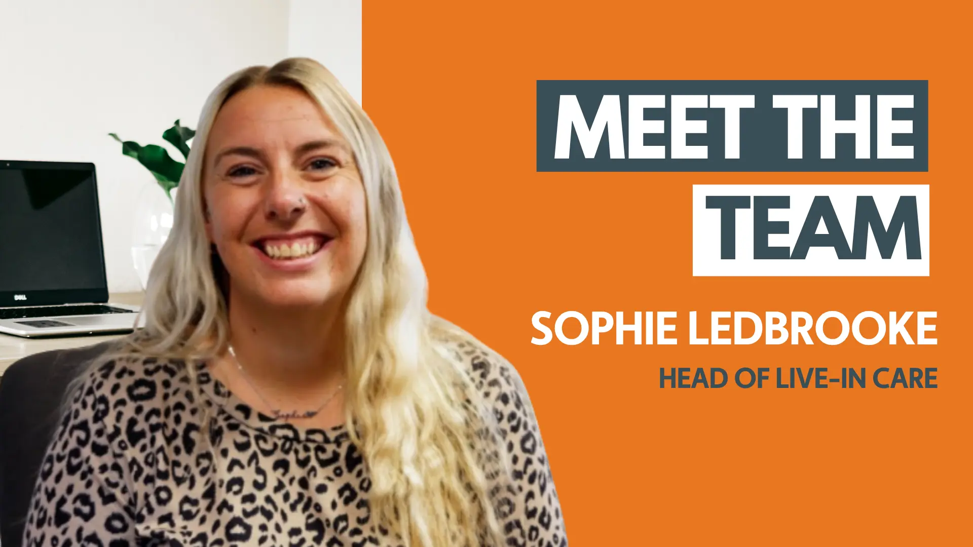 sophie - head of live in care for unique senior care